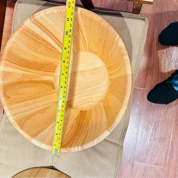 Hearth & Hand Natural Rubberwood Bowl - Picture 9 of 9